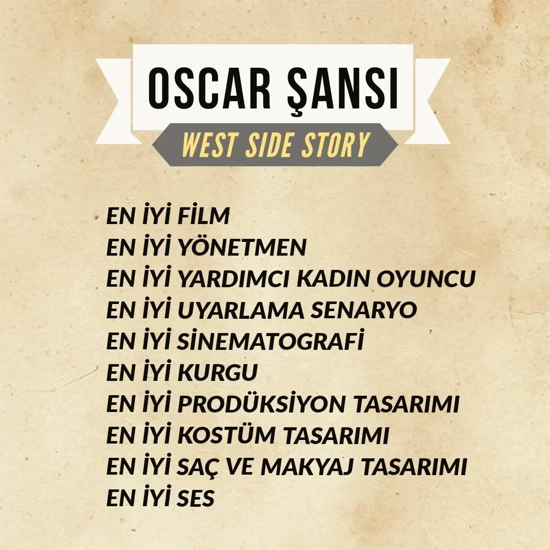Oscar Şansı West Side Story